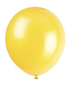 Luftballons, gelb, 10er Pack