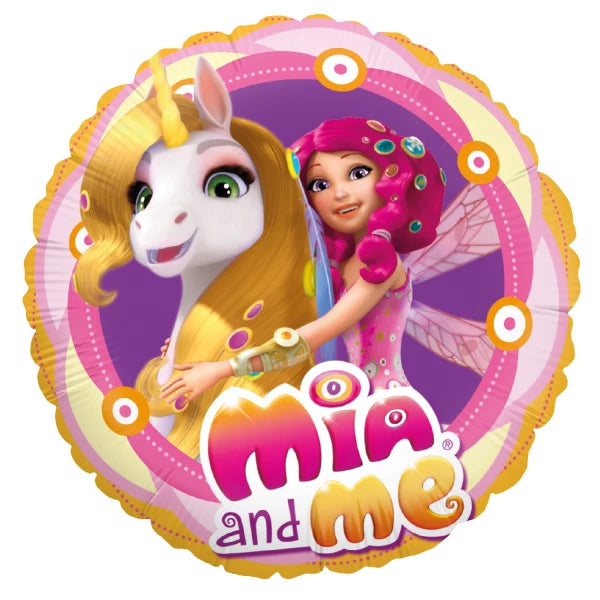 Mia and me Folienballon Rund ø45 cm Freunde