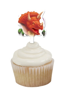Dino Muffinpicker, Kunststoff, 12er Set