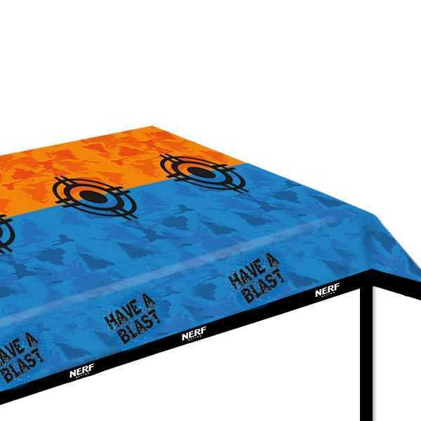 Tischdecke, Nerf, Folie, 120 x 180cm, abwaschbar, Party Deko Motto-Party am Kindergeburtstag, Geburtstag