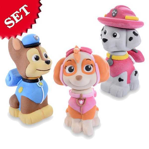 Kuchen Figuren, Paw Patrol, 3 tlg.