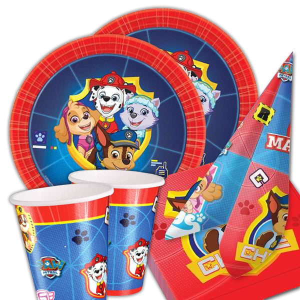 Party Deko Set Basic Paw Patrol NEU, 8 Kids, 32er Set