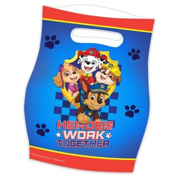 Mitgebsel Tüten, Paw Patrol NEU, 8er Set