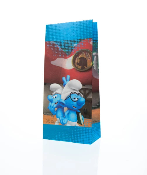 Die Schlümpfe Party-Tüte Papier inkl. Sticker