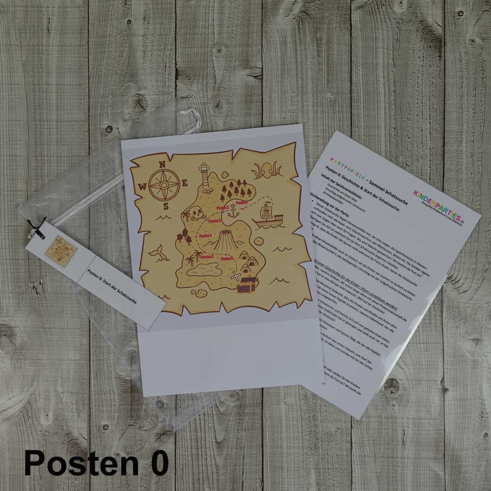 Spiele Verleihkiste: Schatzsuche Indoor & Outdoor kinderparties-shop