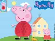 Wabenball-Figur Peppa Pig, 1 Stück, 30 x 13 cm