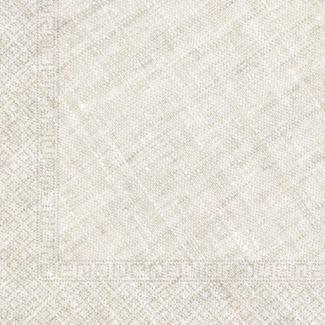 Servietten naturbelassen weiss, 20 Stk., 33x33 cm, kompostierbar