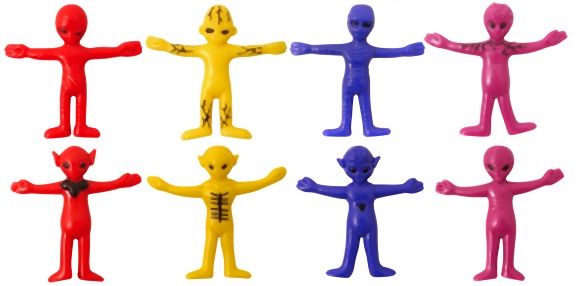 Mitgebsel Stretch-Alien, 1 Stück