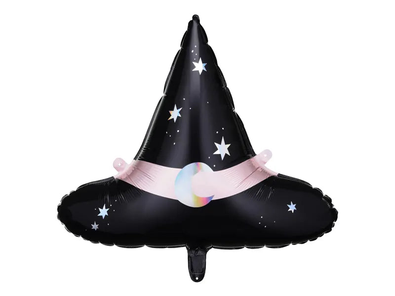 Hexenhut Folienballon, Hexen / Halloween Party, 67x58cm