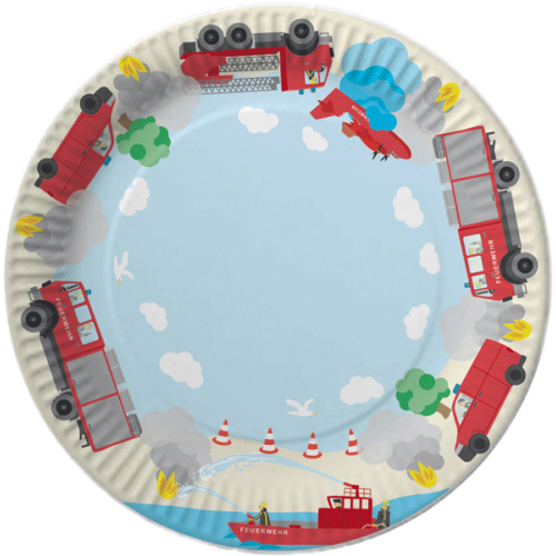 Party Deko Set Feuerwehr, für 6 Kinder, 51-tlg kinderparties-shop
