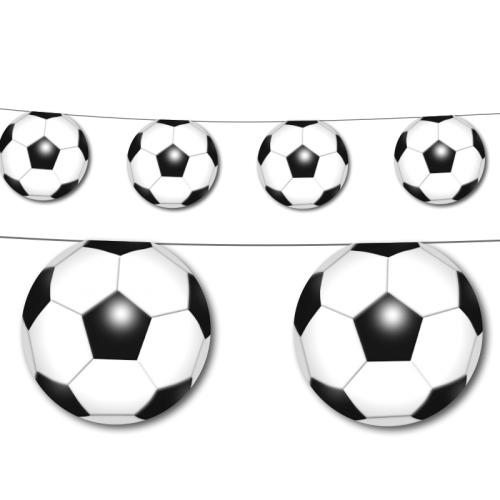 Girlande, Fussball, Ballkette, 3.5m