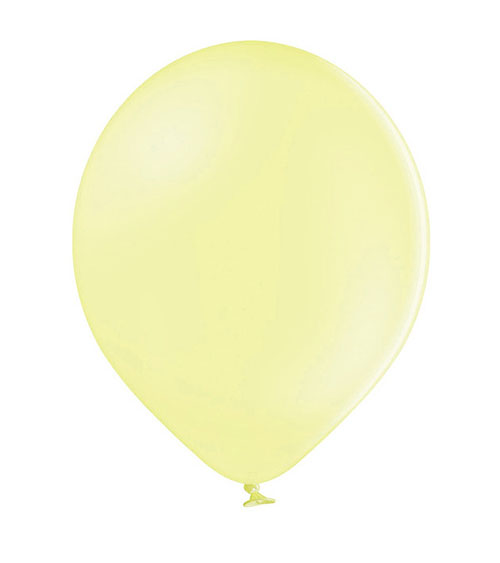 Luftballons, hellgelb, Pastell, 10er Pack