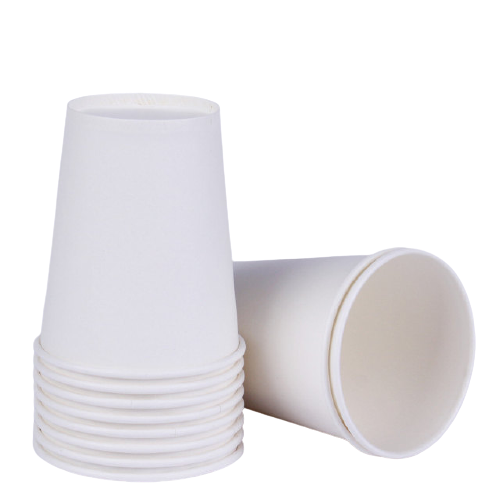 Partybecher, weiss, 8er Pack, Pappe