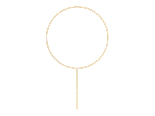 Kuchentopper aus Holz, rund, Kuchen Deko, 24.5cm