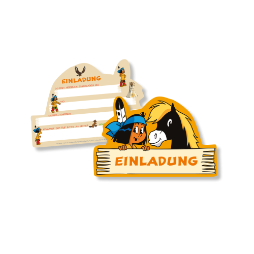 Yakari Party Deko Set, Indianer Party für 8 Kinder kinderparties-shop