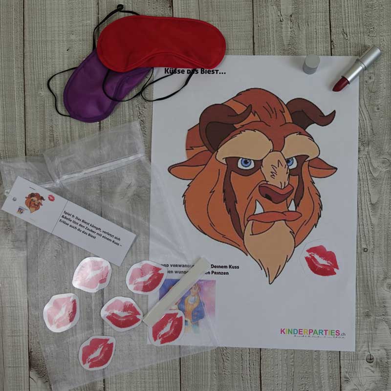 12 Belle (Beauty & Beast) Party Spiele Ideen