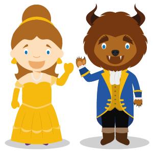 Belle die Schöne und das Biest Party Disney Princess