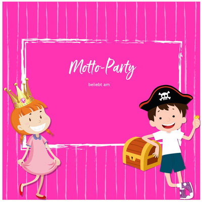 Motto Partys beliebt bei Kindern im Alter von 4 - 7 Jahren