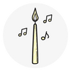 Musical candle