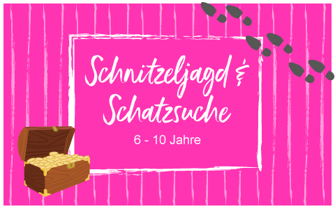 Schatzsuche Schnitzeljagd für Kindergeburtstag Motto Party mieten