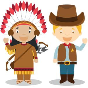 Wild West Party mit Cowboy und Indianer an Ihrem Kindergeburtstag feiern