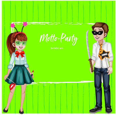 Motto Partys beliebt bei Kindern im Alter von 7 Jahren und älter