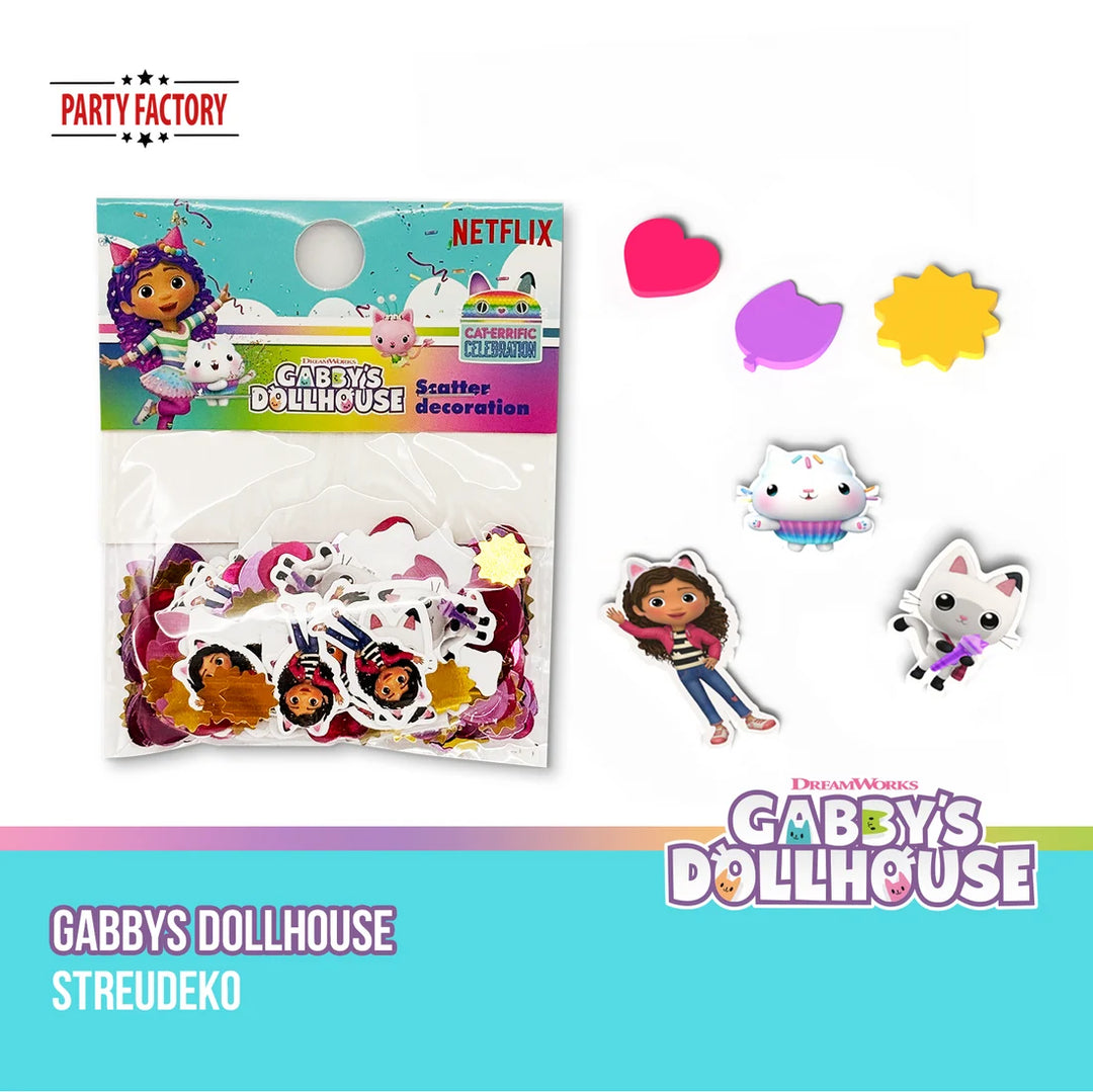 Gabby's Dollhouse Konfetti, Tischdeko, 14g