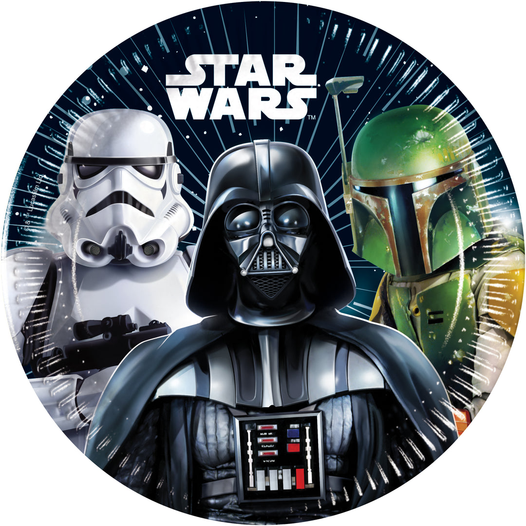 Kuchen Teller Star Wars Galaxy, 8er Pack, 20cm kinderparties-shop