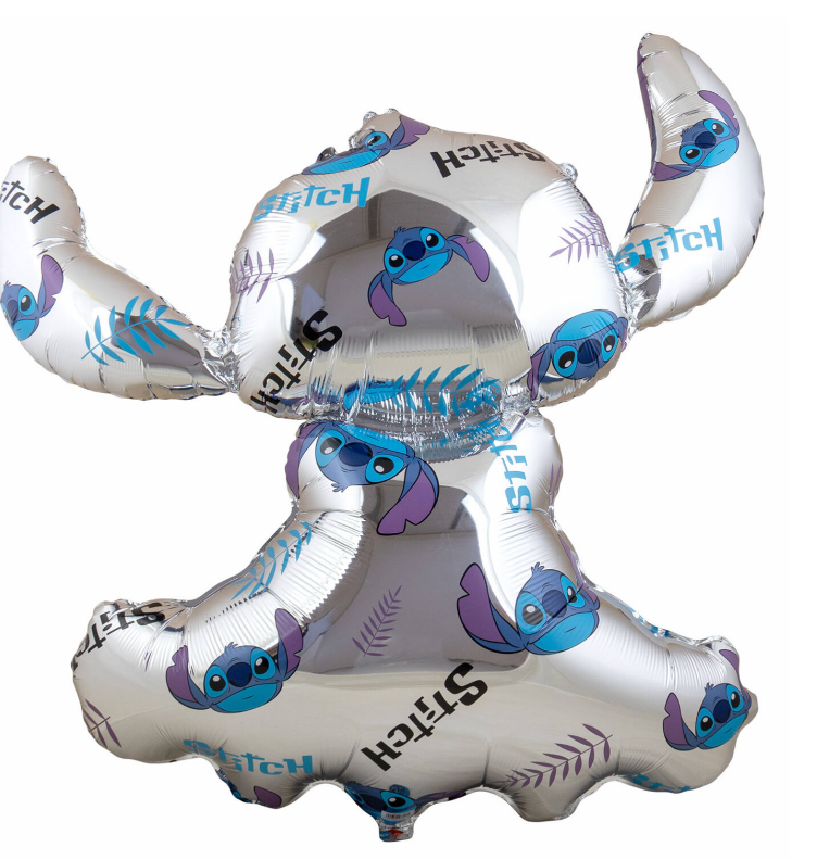 Folienballon-Stitch-doppelseitig-45-cm-Vorderseite-Stitch-Hinterseite-Silber-mit-Logo