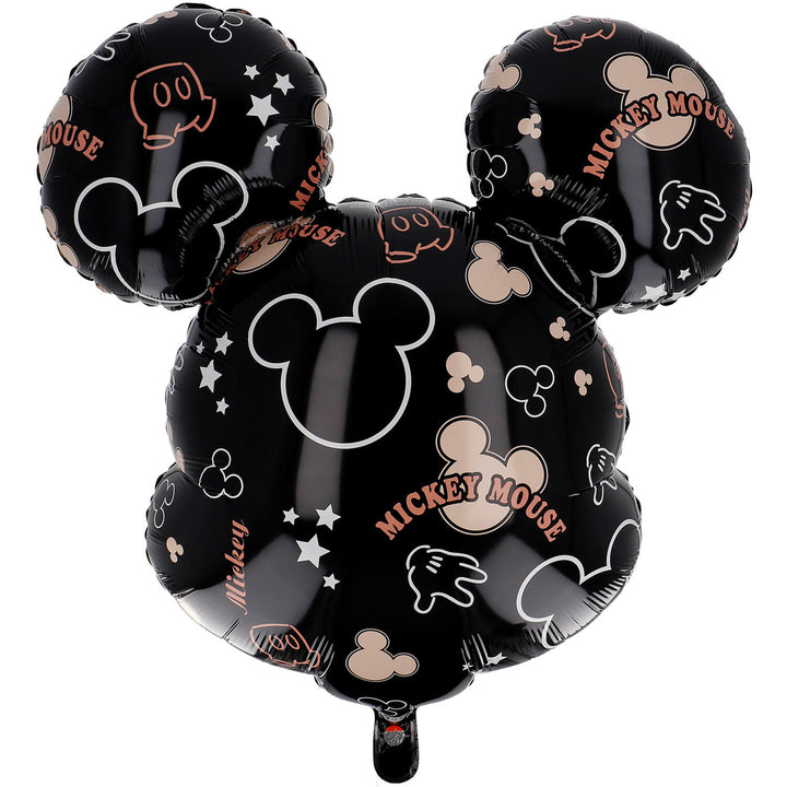 Mickey-Mouse-Folienballon-doppelseitig-60-x-58-cm-Vorderseite:-Mickey-Hinterseite:-Schwarz-+-Logo