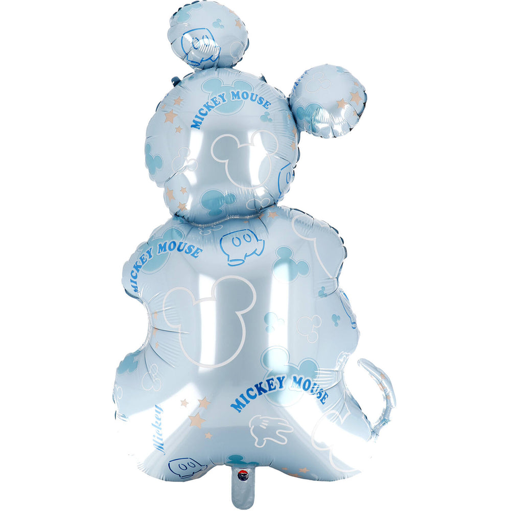 Supershape-Mickey-Mouse-Folienballon-doppelseitig-43-x-79-cm-Vorderseite:-Mickey-Hinterseite:-Blau-+-Logo