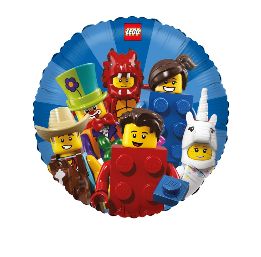 Folienballon Lego Minifiguren, Ø 45 cm