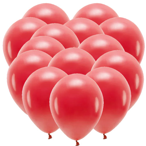 Superpack Luftballons Eco, pastell rot, 30 cm, 100er Pack