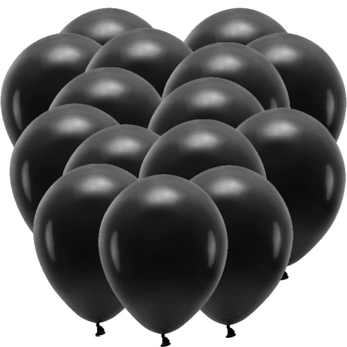 Superpack Luftballons Eco, pastell schwarz, 30 cm, 100er Pack