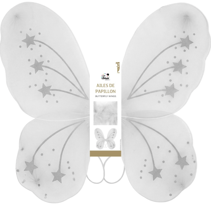 Halloween-Kostüm-Schmetterling-Flügel-Weiss-Einheitsgrösse-32-x-48-cm