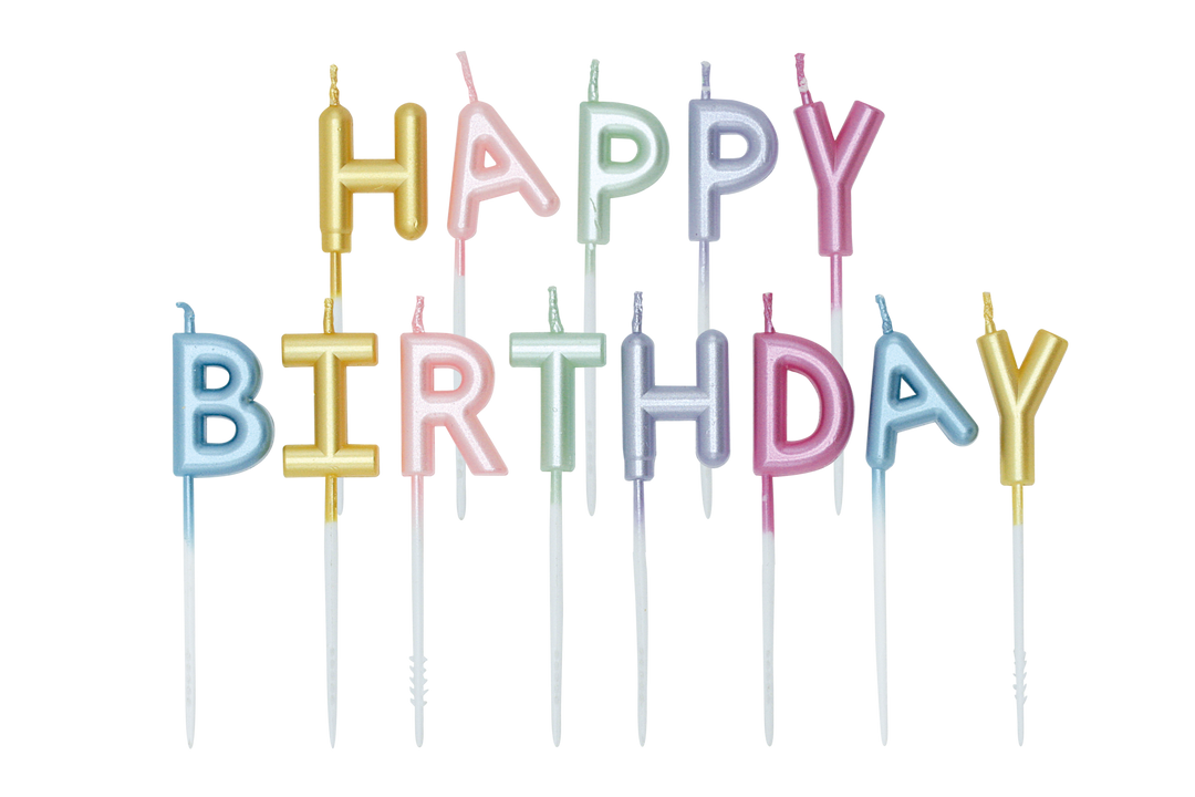 Happy-Birthday-Kerzen-bunt-metallic-13er-Pack-2-7cm