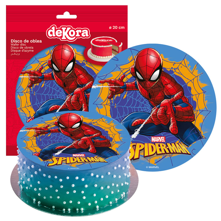 Tortenaufleger Spiderman aus Esspapier, Ø 20 cm