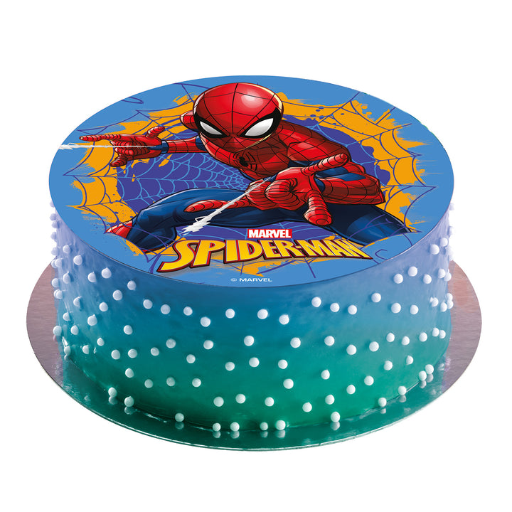 Tortenaufleger Spiderman aus Esspapier, Ø 20 cm