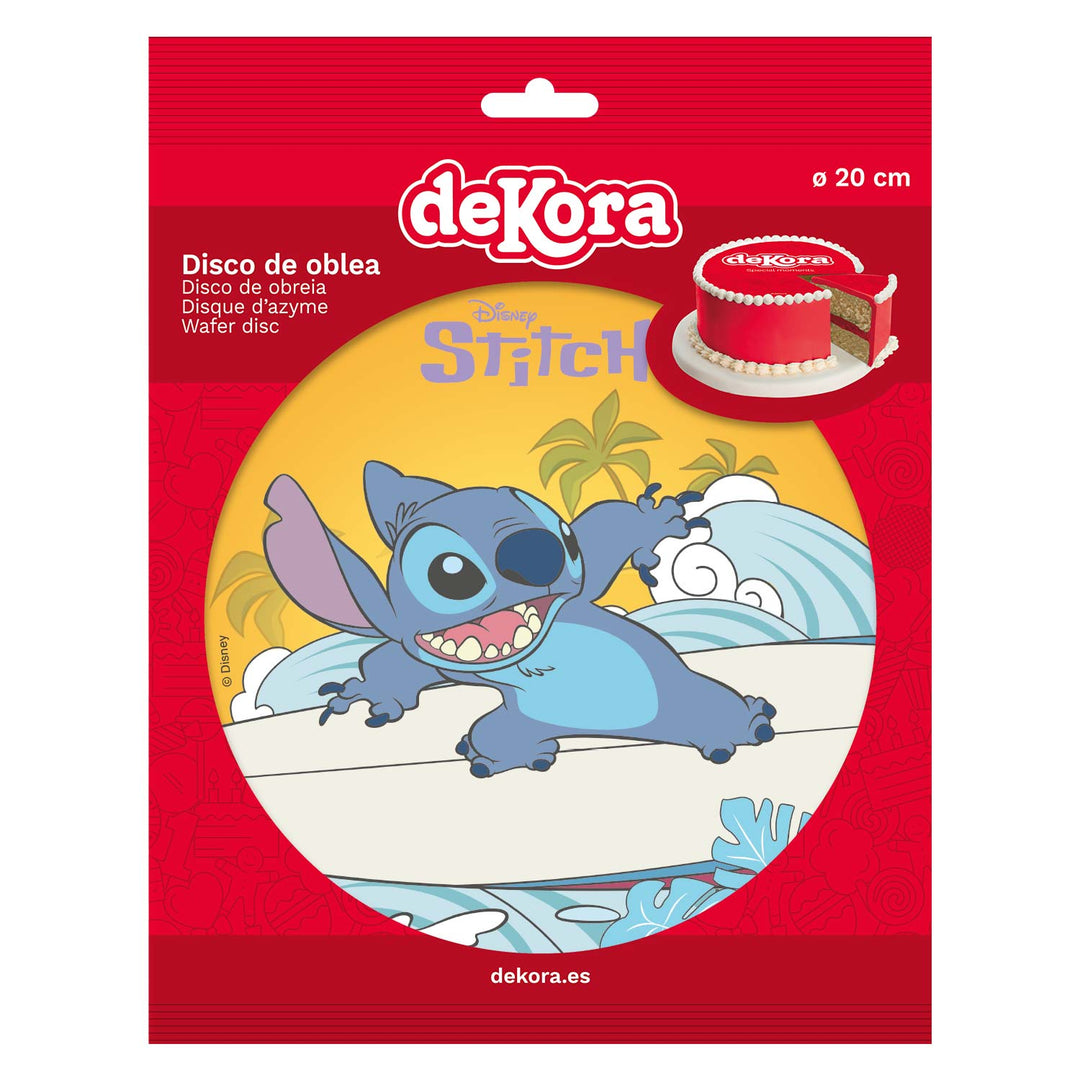Tortenaufleger Stitch für Kuchen & Torten, Esspapier, Ø 20 cm