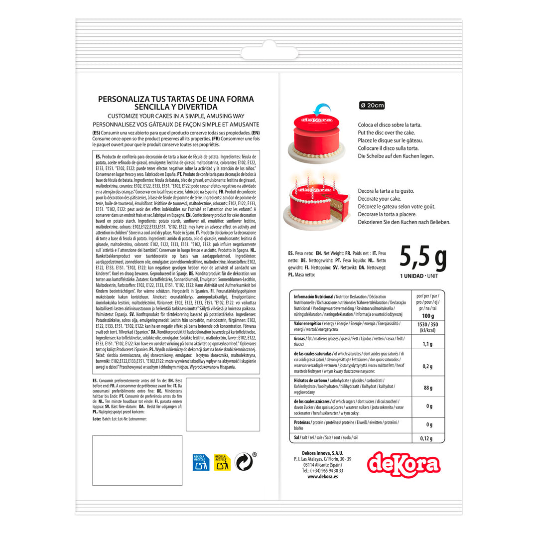 Tortenaufleger Toy Story, Esspapier, Ø 20 cm