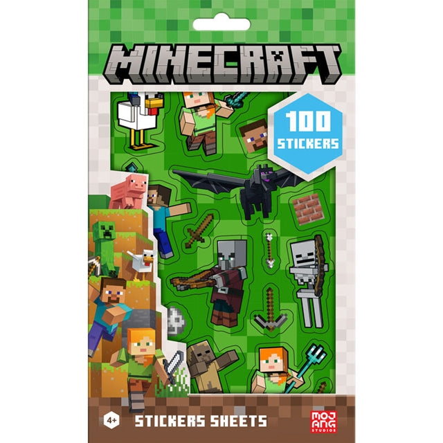 Minecraft TNT Sticker Set auf 5 Bögen