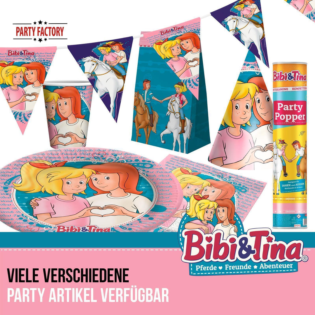 Partyhüte Bibi und Tina 10 Stück kinderparties-shop