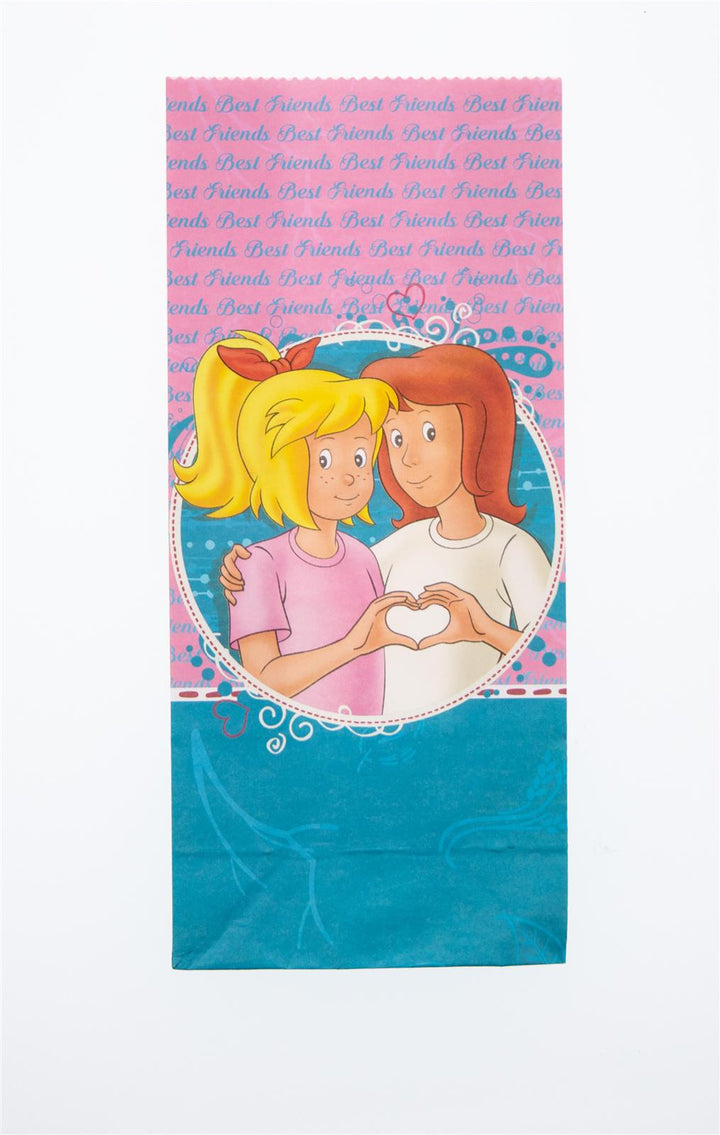 Bibi und Tina Party-Tüte Papier inkl. Sticker, 10er Pack kinderparties-shop
