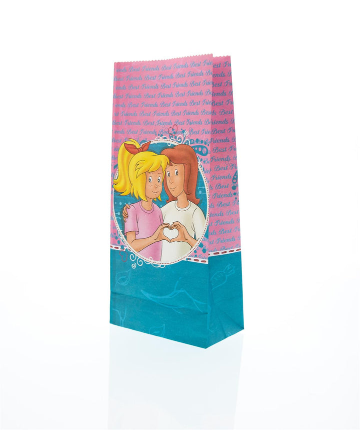 Bibi und Tina Party-Tüte Papier inkl. Sticker, 10er Pack kinderparties-shop