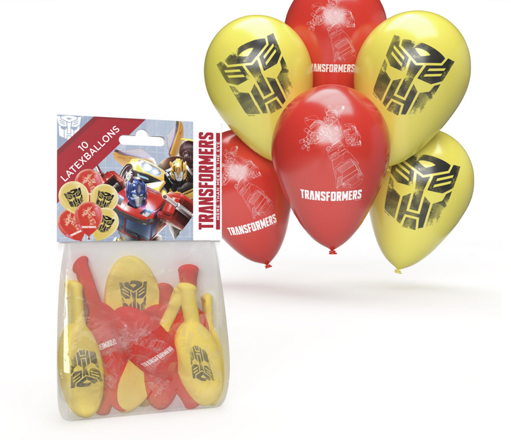 Transformers Latexballons, 10er Pack kinderparties-shop