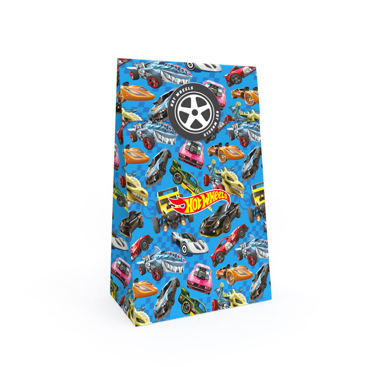 Hot Wheels Party-Tüte Papier inkl. Sticker, 10er Pack kinderparties-shop