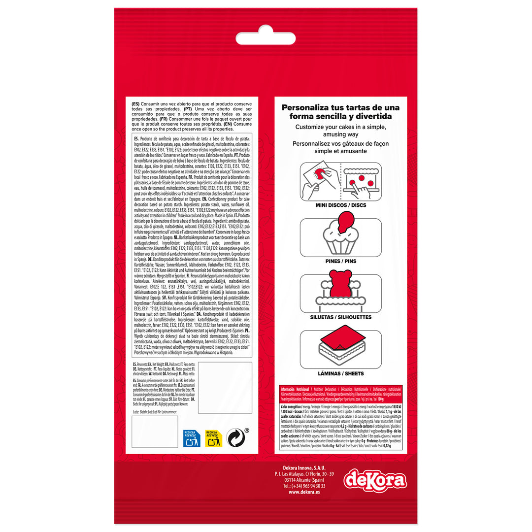 Muffinaufleger Stitch & Angel, Esspapier, 10 Stück, 6.5 x 4 cm