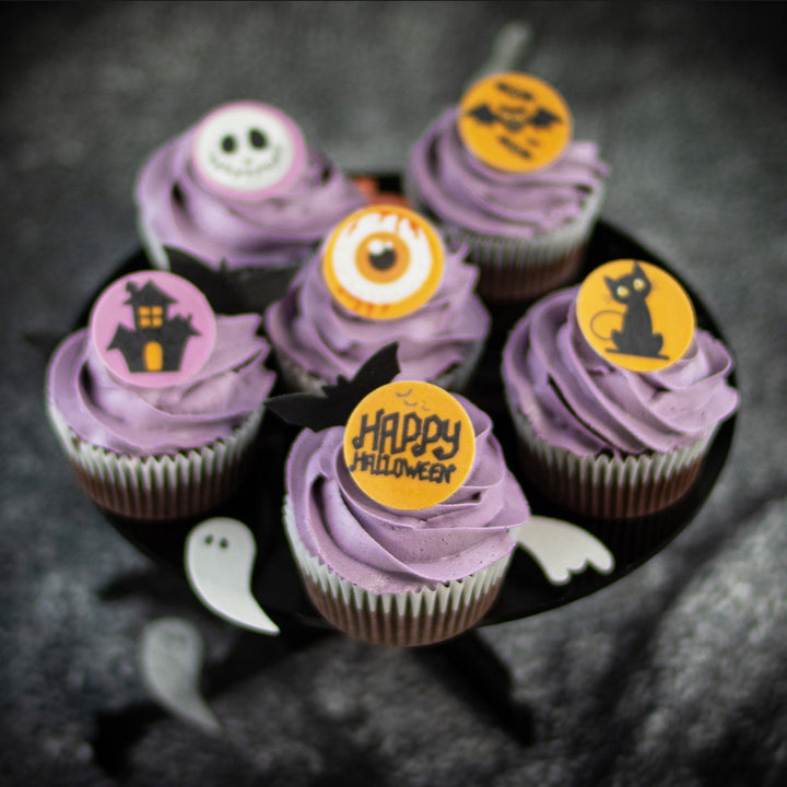 Essbare Muffinaufleger Halloween, 20 Stück, Ø 3.4 cm