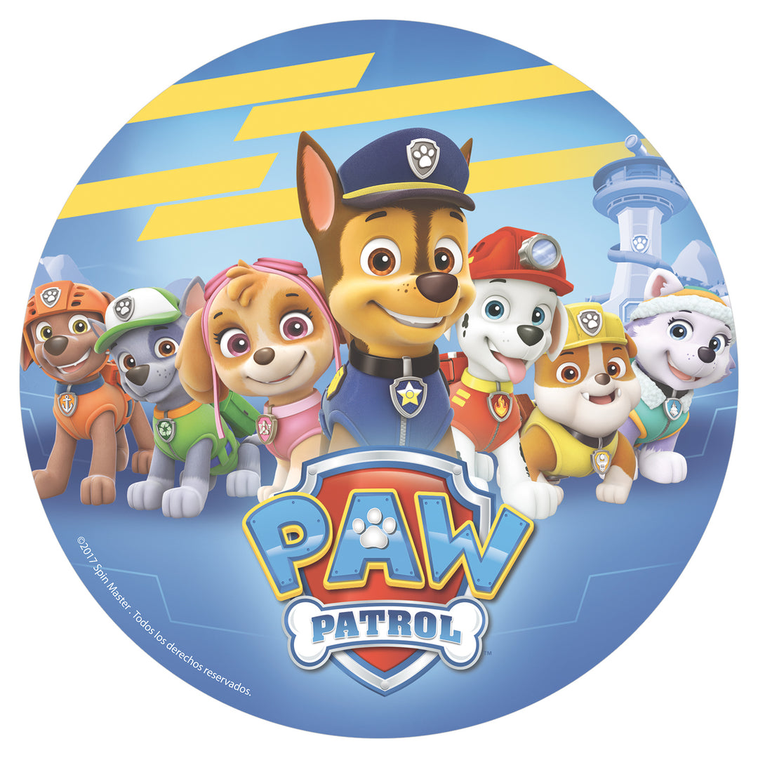 Tortenaufleger Paw Patrol, Esspapier, 20 cm