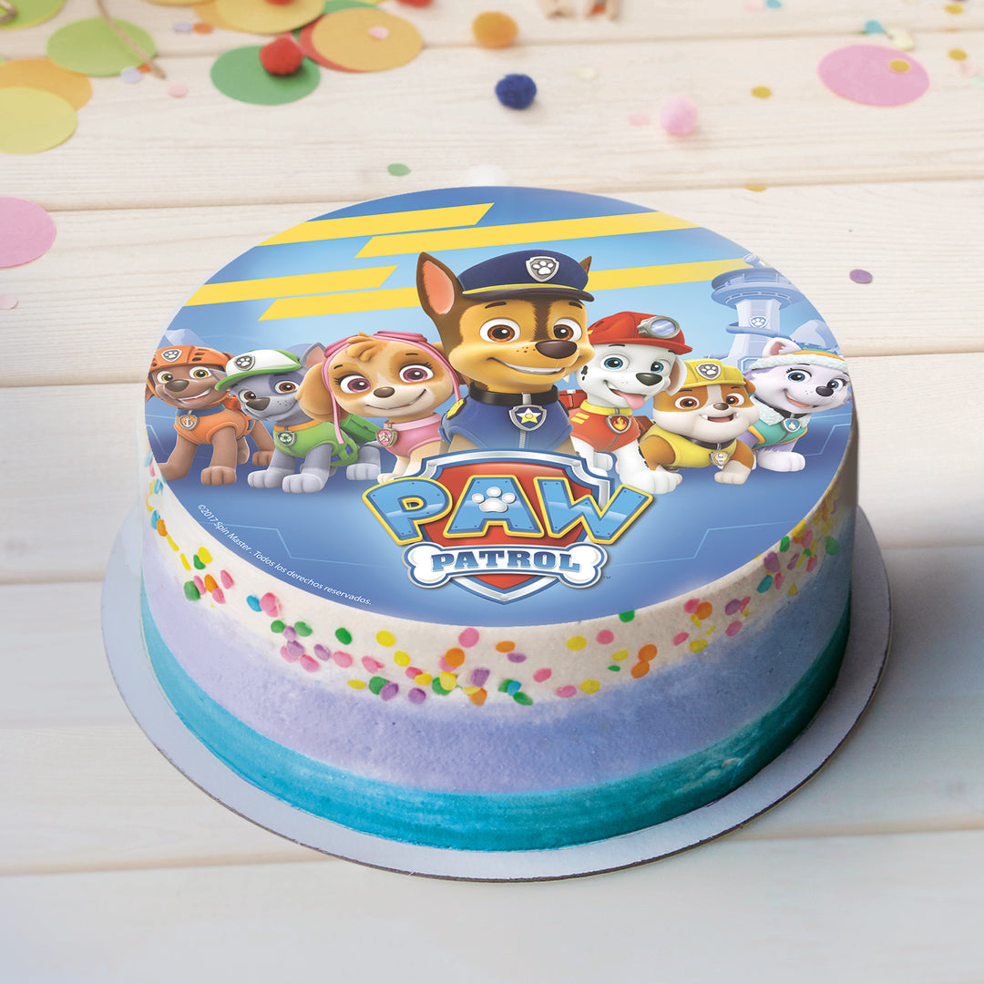 Tortenaufleger Paw Patrol, Esspapier, 20 cm